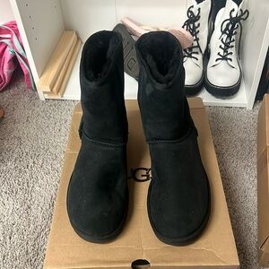 Size 10, black UGGs